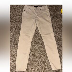 Aeropostale Womens High Waisted Jeggings khaki light brown Size 6 regular.